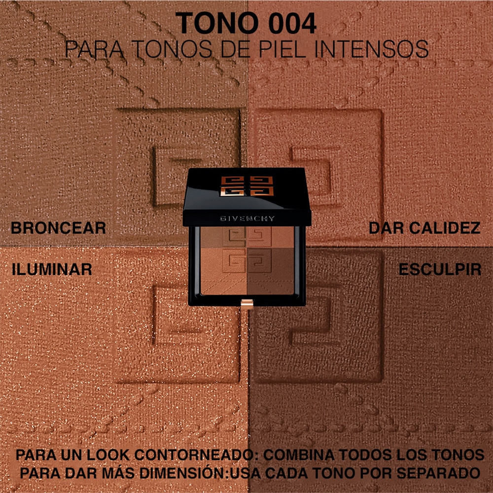 PRISME LIBRE BRONZER  POWDER 4 TONOS POLVO BRONCEADOR FIJADOR MATIFICANTE Y DIFUMINADOR (POLVO BRONCEADOR PARA ROSTRO)